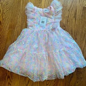Lola + The Boys Rainbow Sequin Dress